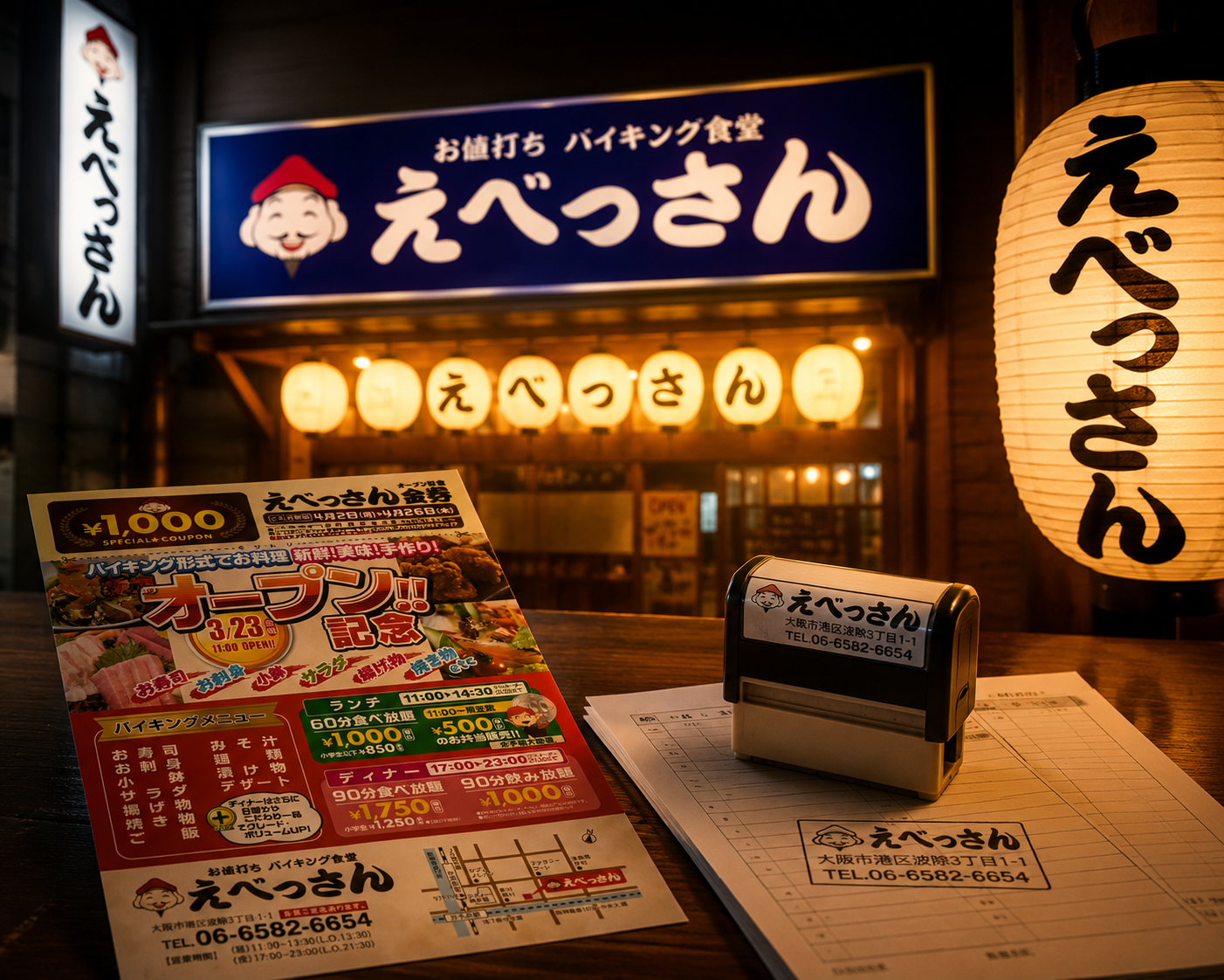 えべっさん 様 | オープン販促物一式