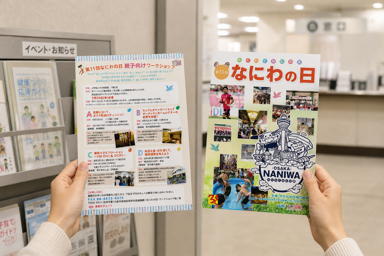 大阪市浪花区 様 | なにわの日イベント案内チラシ